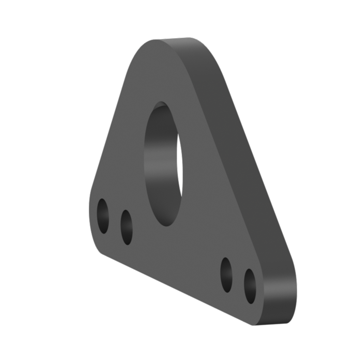 Aufhängeöse Einloch BF6.1, schwarz